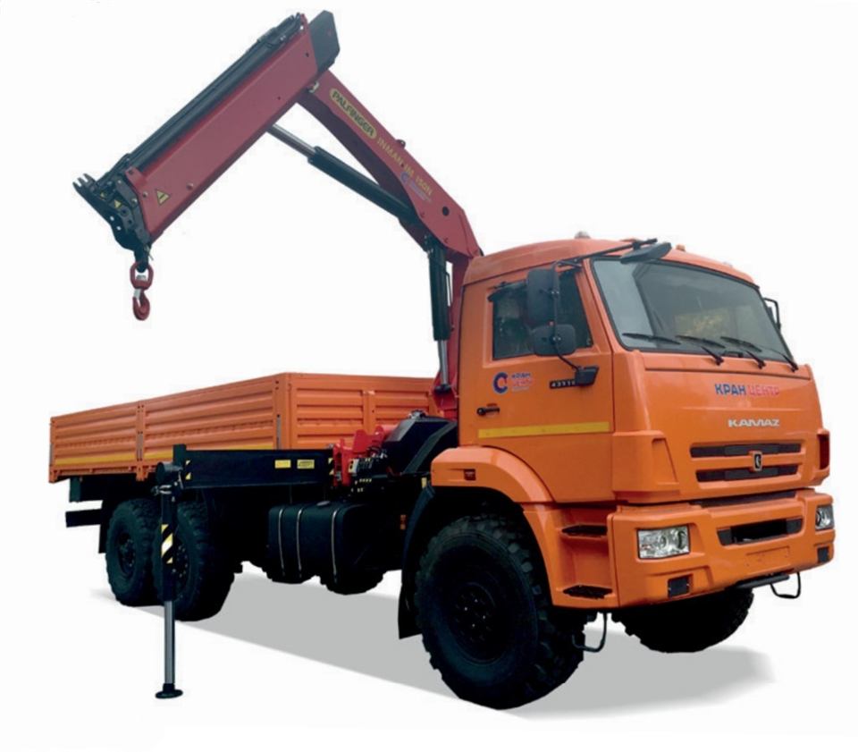 Бортовой автомобиль с КМУ ИМ150N на шасси КАМАЗ-43118