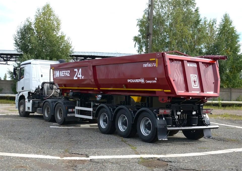 Самосвальный полуприцеп НЕФАЗ-9509